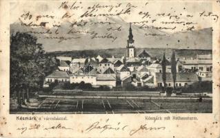 1908 Késmárk, Kezmarok; városház / Rathaus / town hall (fl)