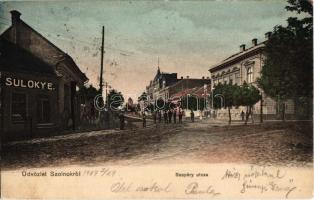 1904 Szolnok, Szapáry utca, Suloky E. üzlete