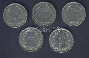 10f 1893,1894,1895,1908,1909 T:2/2+,3