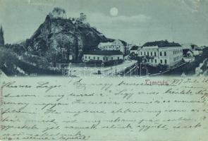 1899 Trencsén, Trencín; vár. Kiadja Gansel Lipót 10. / Trenciansky hrad / castle (szakadás / tear)