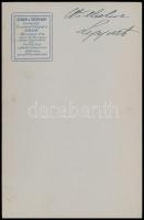 cca 1910 Wilhelm Lippert (?-?) vezérőrnagy portréja kitüntetésekkel (Jubileumi emlékérem, Nagyezüst ...