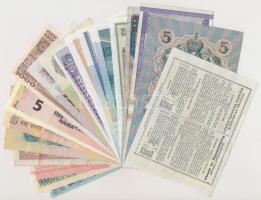 20db-os vegyes bankjegy tétel a világ minden tájáról, közte Dél-Afrika, Orosz Birodalom, Indonézia, ...