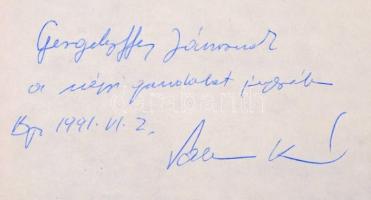 Salamon Konrád: A harmadik út kísérlete. Bp., 1989, Eötvös. DEDIKÁLT! Kiadói papírkötés, jó állapotb...