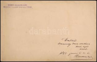 1897 Brassó, a Brassói Cellulose-Gyár Rt., nagyméretű fotó, hátulján pecséttel jelzett, Tomasovszky ...