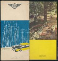 cca 1960-1970 2 db balatoni üdülési brosúra