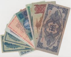 13db-os vegyes magyar korona, pengő és forint bankjegy, illetve utalvány tétel T:II-III