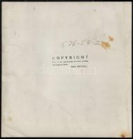 cca 1950 Toni Frissell (1907-1988): id. Joseph P. Kennedy csónakázik a családjával, jelzett, a felül...