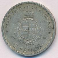 1936. 2P Ag "Liszt Ferenc" T:1-,2 kis patina
Adamo P7.3