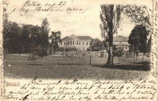 1908 Bélád, Beladice; Szent-Iványi kastély / castle (r)