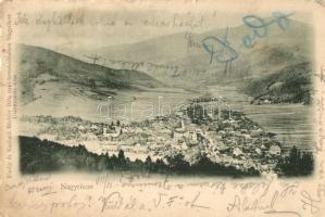 1901 Nagyrőce, Gross-Rauschenbach, Velká Revúca; látkép. Kiadja Bücher Béla / general view (b)