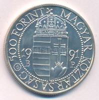 1991. 500Ft Ag "II. János Pál pápa látogatása" T:BU patina
Adamo EM120