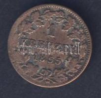 Német Államok/Bajorország 1855. 1Kr Ag T:3