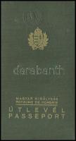 1938 Fényképes magyar útlevél gépészmérnök részére, német bejegyzésekkel