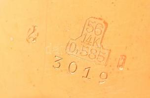 Chronometre Corgemont 14K arany zsebóra. Szép számlappal, működő szerkezettel d:4,7 cm, bruttó: 71 g