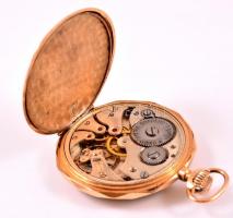 Chronometre Corgemont 14K arany zsebóra. Szép számlappal, működő szerkezettel d:4,7 cm, bruttó: 71 g