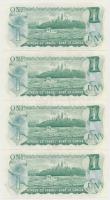 Kanada 1973. 1$ (4x) sorszámkövetők T:I
Canada 1973. 1 Dollar (4x) sequential serials C:UNC