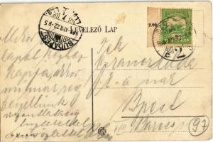 1908 Szolnok, Piac tér, Mautner Arnold üzlete, Könyv és papírkereskedés és könyvnyomda