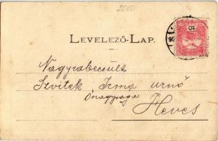 1900 Szolnok, vasútállomás, Steiner Jakab fiai divatáruháza, piac bódékkal, Ország Sándor üzlete. Sz...