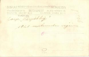 1927 Budapest, "Kárpáthy" dalárda, énekes férfiak csoportképe. Diskay photo