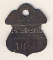 1930. "Heves vármegye 1835" Br kutyabárca T:2 hajl.