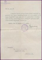 1939-1941 3 db törvényszéki kinevező okirat