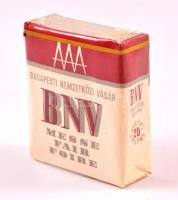 1965 Budapesti Nemzetközi Vásár BNV bontatlan csomag cigaretta
