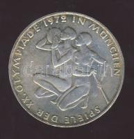 NSZK 1972. 10M Ag "Olimpia" T:2