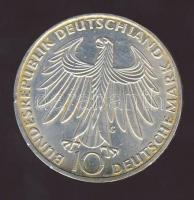 NSZK 1972. 10M Ag "Olimpia" T:2