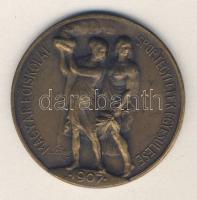 1925. "Magyar Főiskolai Sportegyesületek" Br emlékérem. Szign:Sződy T:2 k.