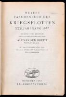 Weyers Taschenbuch der Kriegsflotten XXXI. Jahrgang 1937. Szerk.: Alexander Bredt. München, 1937, J....
