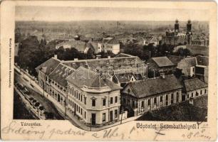 1905 Szombathely, Városrész, zsinagóga. Steiner testvérek kiadása