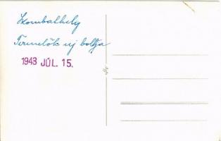 1943 Szombathely, Termelők új boltja, Zigling Anna látszerész üzlete. photo