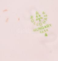 Hollóházi rózsás váza, jelzett, matricás, hibátlan, m: 26 cm