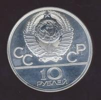 Szovjetunió 1980. 10R Ag "Olimpia-rénszarvas verseny" T:1-