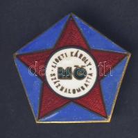 Munkásőr csapatjelvény "Ligeti Károly-Százhalombatta" T:2