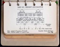 Asea Pocket-book. Single-phase Elektric Locomotives and Motor-Choches for main line service. Asea Vä...