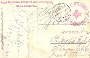 Gyékényes, Vasútállomás + 1915 Magyar Szent Korona Országainak Vöröskereszt Egylete 36. sz. Kórházvo...