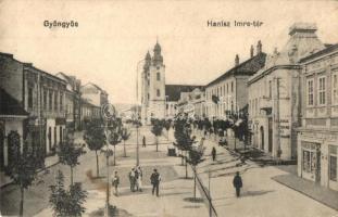 Gyöngyös, Hanisz Imre tér, üzletek, illatszertár