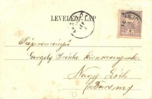 1900 Hortobágy, Hortobágyi csikós legények, gémeskút, magyar folklór. Kiadja Pongrácz Géza, Kiss Fer...