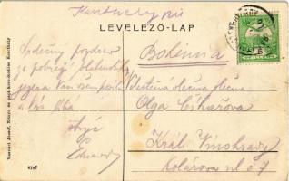 Keszthely, Csónakegyleti (csónak egyléti) kikötő, úri társaság. Vasvári József kiadása