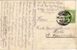 1915 Kecskemét, Cigányváros, cigány család csoportképe. Fekete Soma kiadása / Zigeunerviertel (EK)