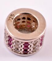 Ezüst (Ag.) charm (3 db), jelzett (925), bruttó: 4,2 g