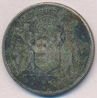 1930. 5P Ag "Horthy jobbra" T:3 patina
Adamo P8