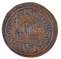 1172-1196. Rézpénz Cu III. Béla (3,07g) T:2 Hungary 1172-1196. Copper Coin Cu Béla III (3,07g) C:XF Huszár: 72., Unger I.: 114.