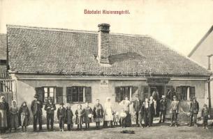 1912 Kisterenye (Bátonyterenye), Bassa Ignác üzlete, Adriai Biztosító Társulat Ügynöksége