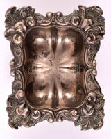 Antik ezüst sótartó. Bécs, 1840. Jelzett. 18 g / Antique silver salt keeper 5x2,5 cm