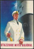 1940 MFTR hajó menetrend. Leporello