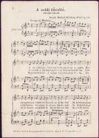 Adorján László-Hetényi Heidlberg Albert: A zsidó tűzoltó. Kotta. Gerő-Féle Zeneműtár 100. Bp., é.n,G...