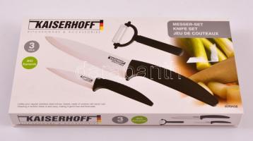 3 részes, új kés készlet kerámia pengével, erdeti dobozában