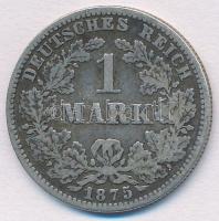 Német Birodalom 1875G 1M Ag T:2-,3 German Empire 1875G 1 Mark Ag C:VF,F